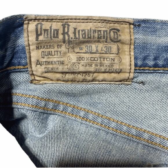 Polo Ralph Lauren size 30 Men's Jeans distressed. Style 867 - Picture 9 of 9
